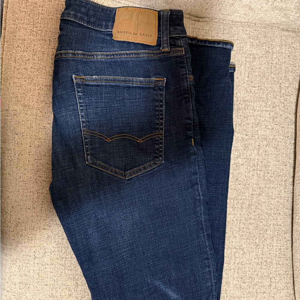 American Eagle Outfitters Men's Indigo Straight Jeans